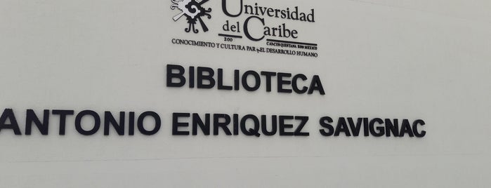 Biblioteca Antonio Enríquez Savignac is one of Cancún.