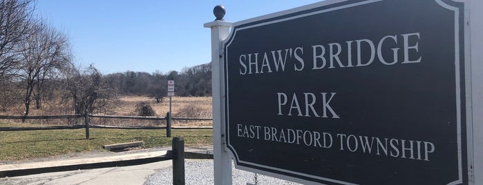 Shaws Bridge Park is one of Chester County Parks.