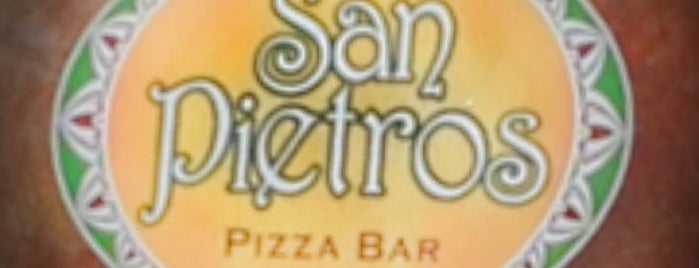 San Pietros Pizza Bar is one of Locais curtidos por Maria Carolina.