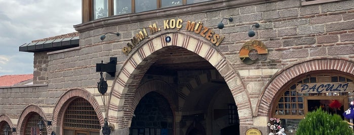 Rahmi M. Koç Müzesi is one of Ankara'da Gezilecek Yerler.