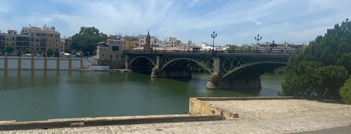 Isabel II Bridge 'Triana Bridge' is one of Seville.