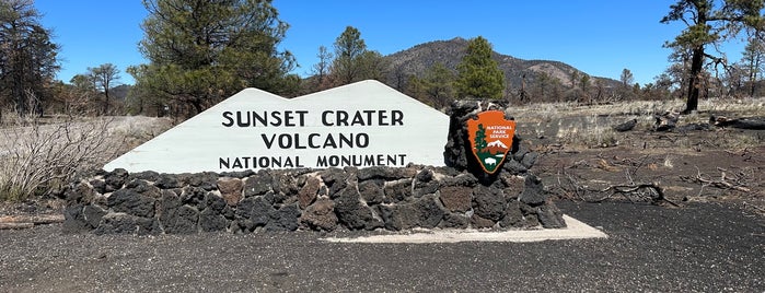 Sunset Crater Volcano National Monument is one of Western Region NPS sites.