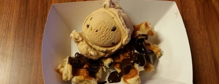 Nina's Waffles & Ice Cream is one of Brendan’s Liked Places.