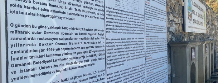 Osmaneli Belediyesi Prof. Dr. Yunus Söylet Şifalı İçmeler Tesisi is one of Tempat yang Disimpan Erman.