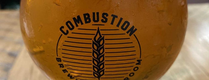 Combustion Brewery & Taproom is one of Tempat yang Disukai David.