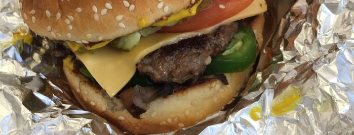 Five Guys is one of VIP Burger Joints.