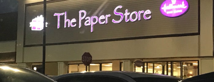 The Paper Store is one of Orte, die Rachel gefallen.