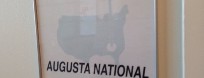 Augusta National is one of Orte, die Chester gefallen.