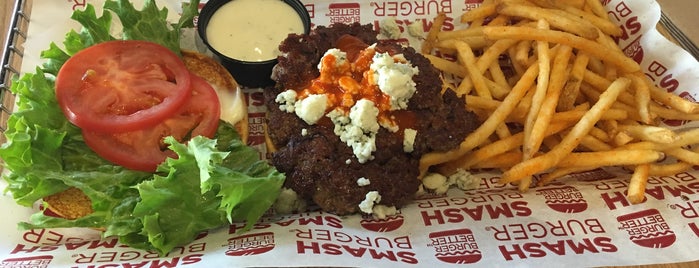 Smashburger is one of Burgers via TimeOut.