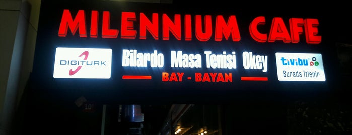 Milennium Cafe & Bilardo is one of Tempat yang Disukai Halil.