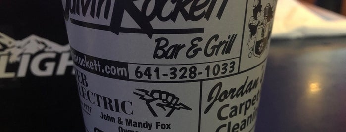 Calvin Rockett's Bar & Grill is one of 2012 TGB Iowa Ride Guide.