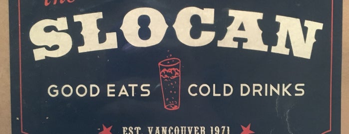 The Slocan is one of Tidbits Vancouver.