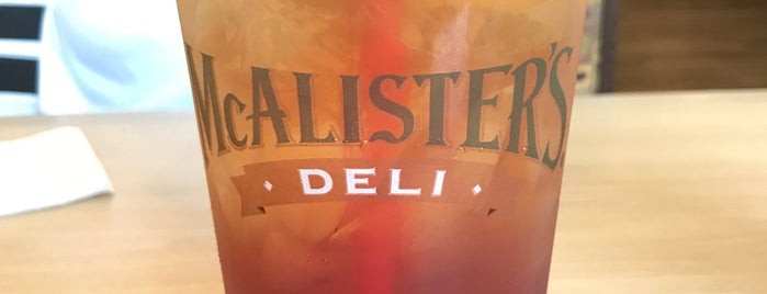 McAlister's Deli is one of สถานที่ที่ Stefano ถูกใจ.
