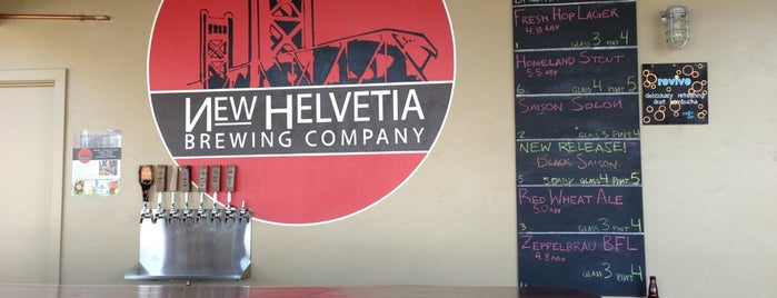 New Helvetia Brewing Co. is one of Sacramento Bee recommendations.