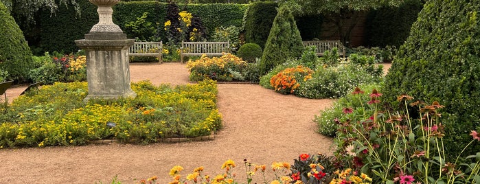 English Walled Garden is one of Chicago Botanic Garden.