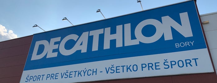 Decathlon is one of Bratislava.