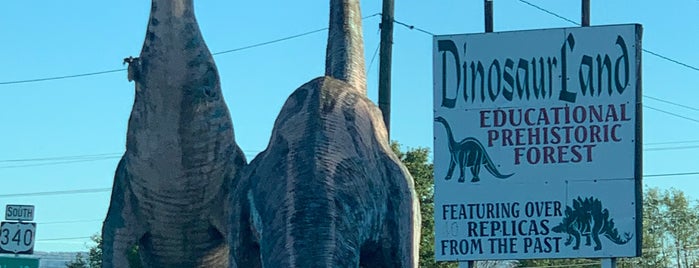 Dinosaur Land is one of places to go.