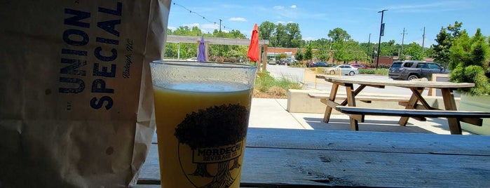 Mordecai Beverage Company is one of Must-visit Breweries in Raleigh.
