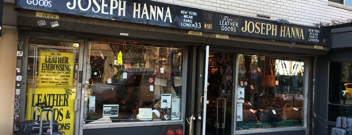 Joseph Hanna Fine Leather Goods is one of NYC runaround.