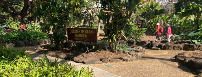 Queen Kapiolani Garden is one of Hawaii.