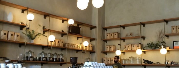 Sightglass Coffee is one of LA + SF.