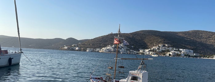 Katapola is one of Αμοργός.