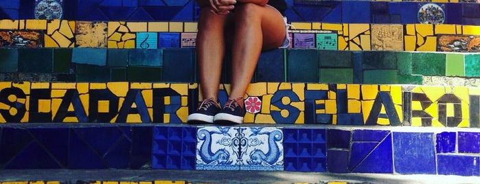 Escadaria de Selarón is one of #StefanieCaio Favourites in Rio.