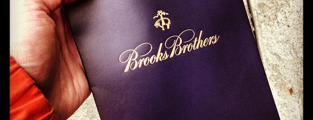 Brooks Brothers is one of Lieux qui ont plu à John.