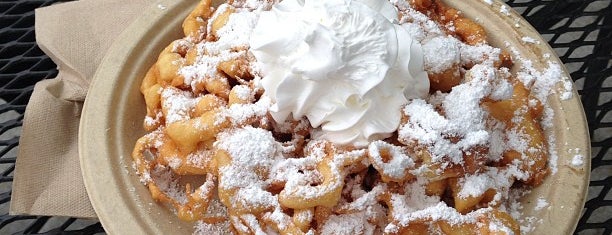 Skeel's Funnel Cake is one of Gilroy Gardens.