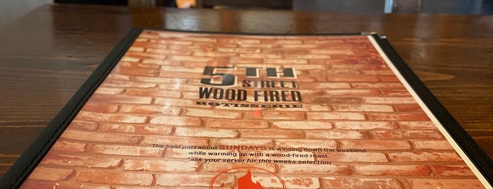 5th Street Bar & Wood Fired Grill is one of Happy Hour.