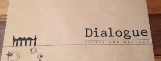 Dialogue Coffee and Gallery is one of Coffaholic.