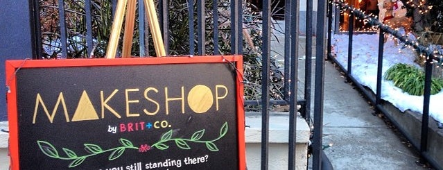 MakeShop by Brit + Co. is one of Locais curtidos por kristen.