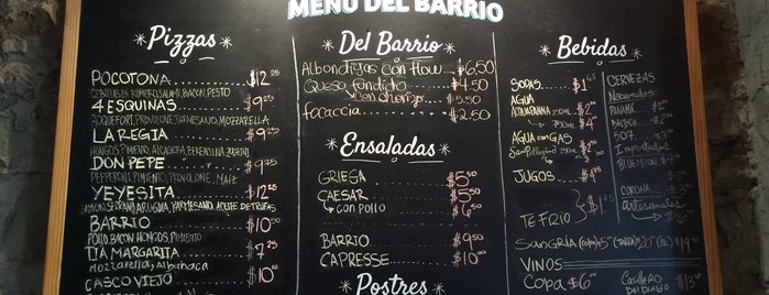 Barrio Pizza is one of pty.