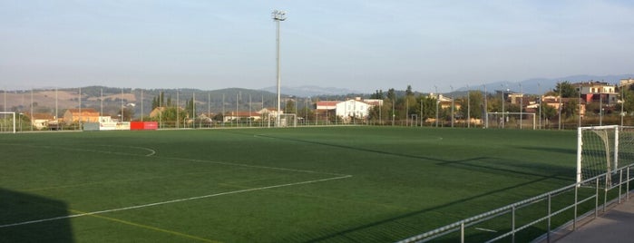 Camp de Futbol Santa Agnes de Malanyanes is one of Tempat yang Disukai joanpccom.