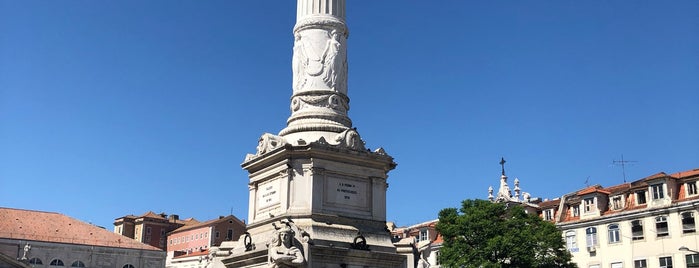 Estátua de D. Pedro IV is one of Lizbon.