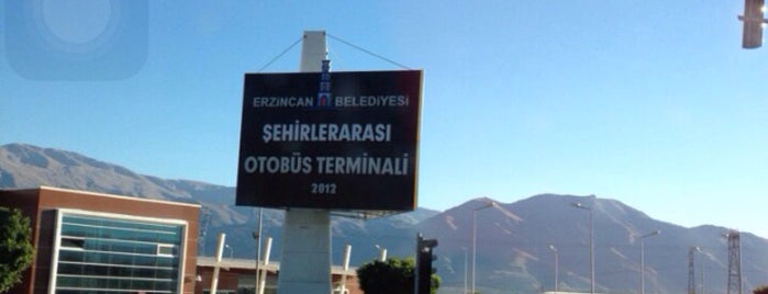 Erzincan Şehirler Arası Otobüs Terminali is one of Yerler.
