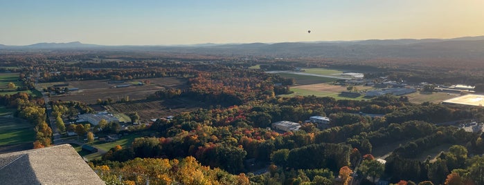 Sugarloaf Mountan Observation Tower is one of UMass.