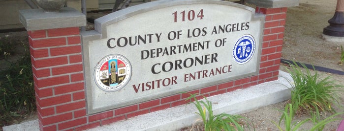 LA County Coroner's Office is one of L.A..