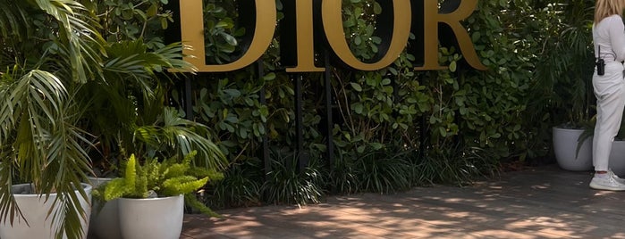 Café Dior is one of Khalid's list Miami.