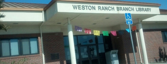 Weston Ranch Branch Library is one of Libraries in San Joaquin County.