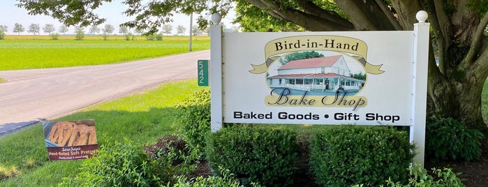 Bird In Hand Bake Shop is one of Amish country.