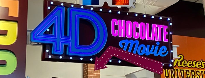 Great Chocolate Factory Mystery In 4D is one of Hershey.