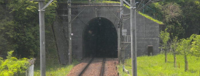 笹部第一隧道 is one of 能勢電鉄の隧道(トンネル).