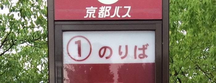 国際会館駅前 京都バス1のりば is one of check.