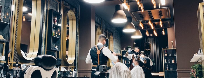 The Mens Room Barbershop is one of Frankfurt.