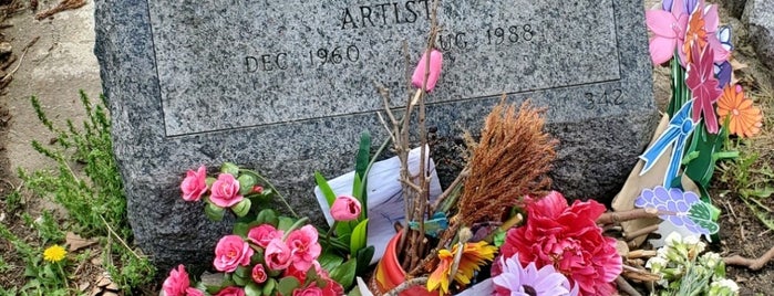 Jean-Michel Basquiat's Gravesite is one of Brooklyn.