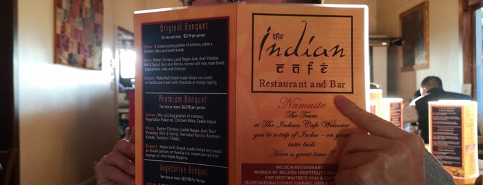 The Indian Cafe is one of Top 10 dinner spots in Nelson, New Zealand.