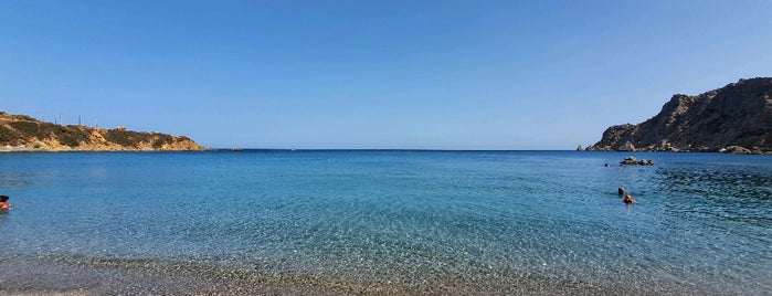 Agios Nikolaos Beach is one of Afroditi 🎓さんのお気に入りスポット.