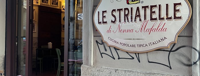 Le Striatelle di Nonna Mafalda is one of Milan street food.