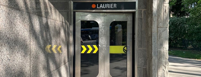 STM Station Laurier is one of STM Metro Station (ORANGE).